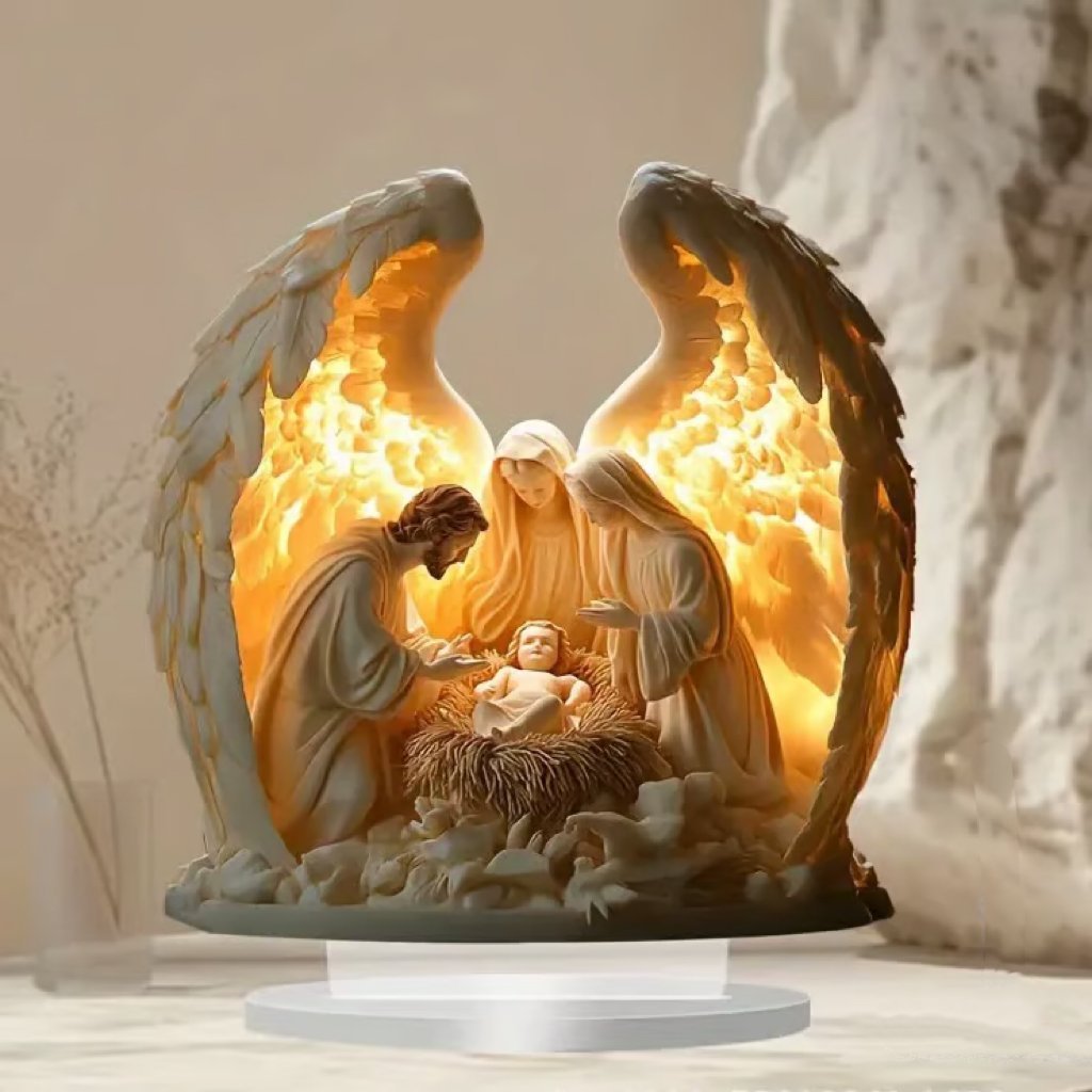 💖Limited Time Sale 70% OFF-🪽Gorgeous Angel Wings Cross Decoration✝️