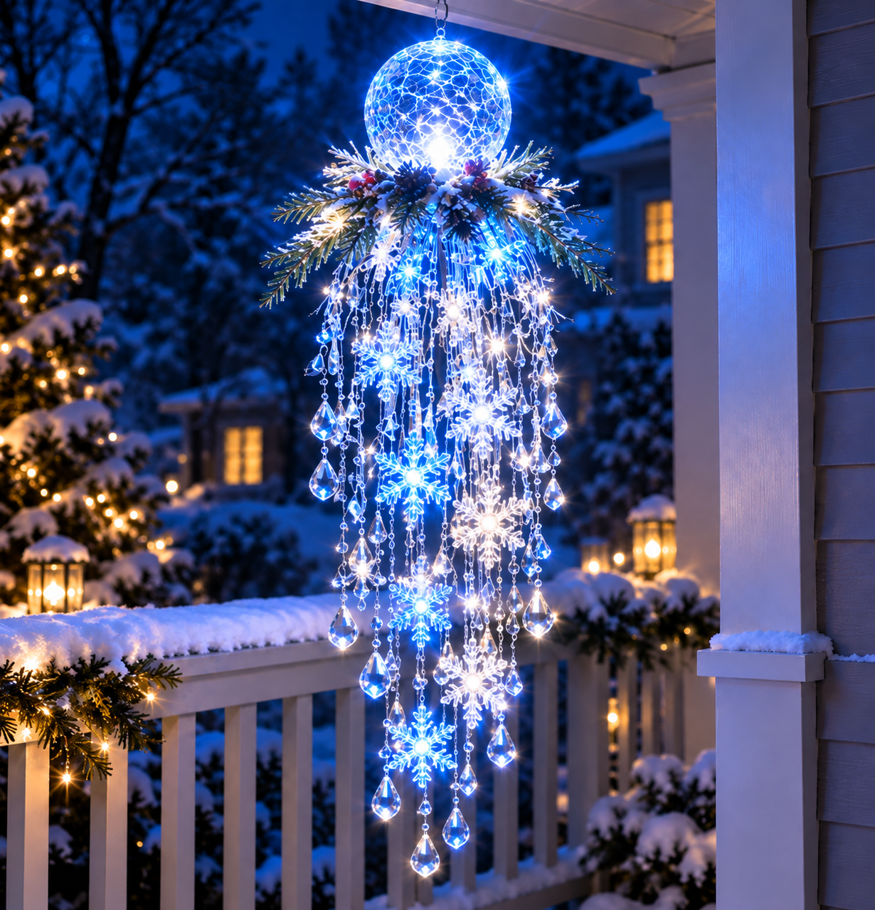 🔥2026’s Most Popular Christmas Decorations-Crystal Cascade Christmas Light™