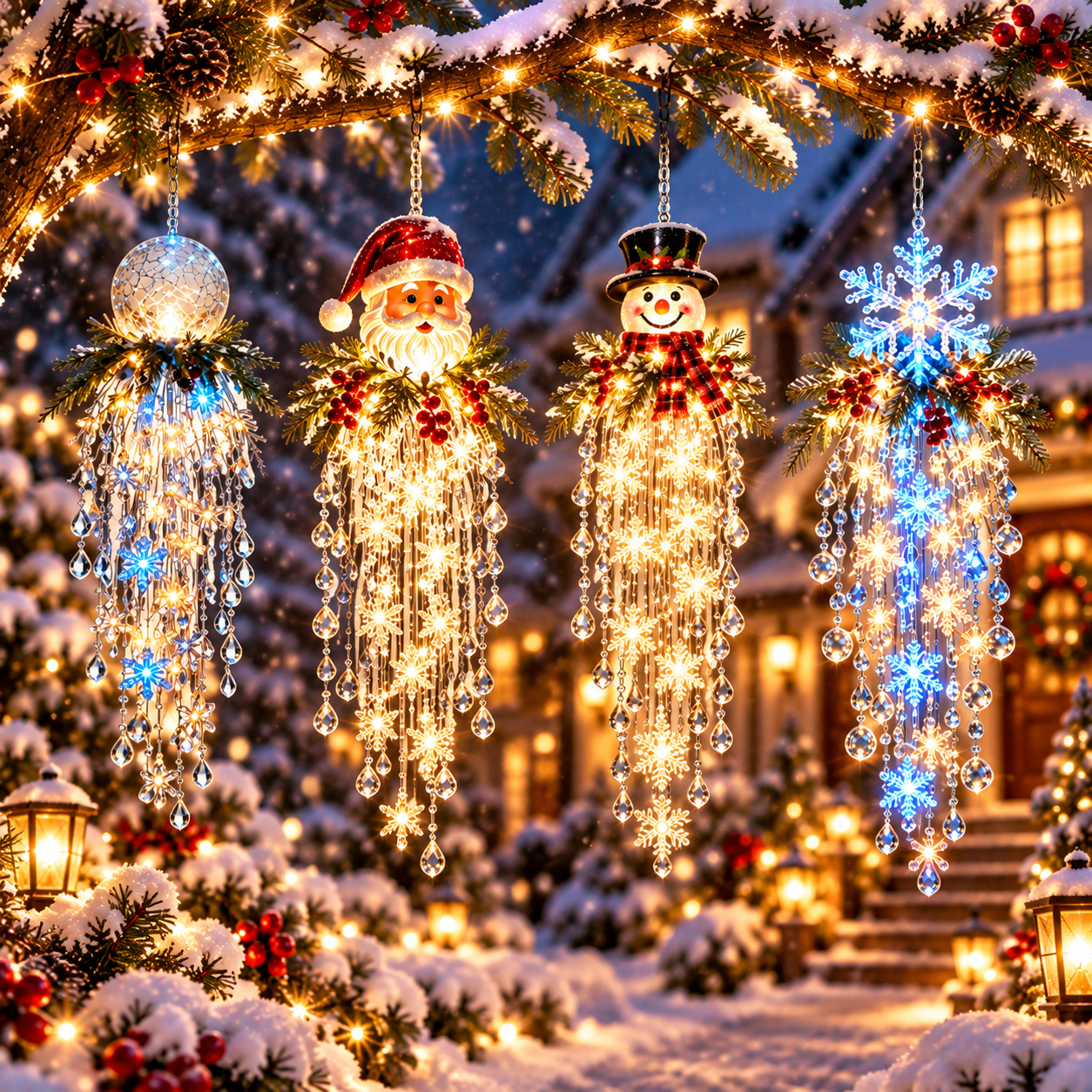 🔥2026’s Most Popular Christmas Decorations-Crystal Cascade Christmas Light™