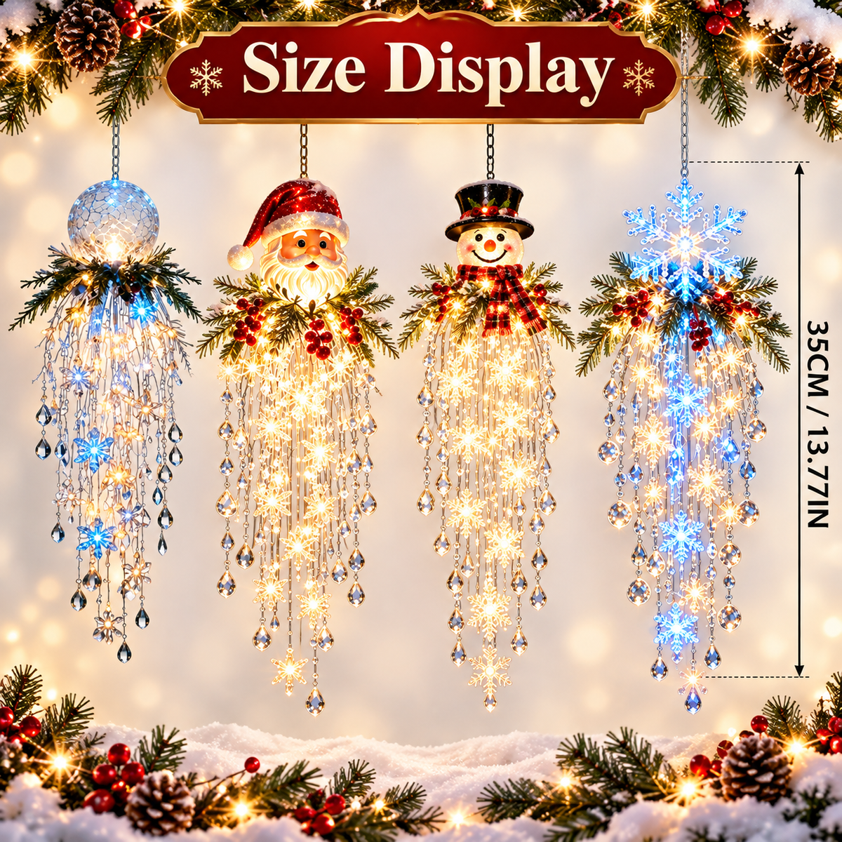 🔥2026’s Most Popular Christmas Decorations-Crystal Cascade Christmas Light™