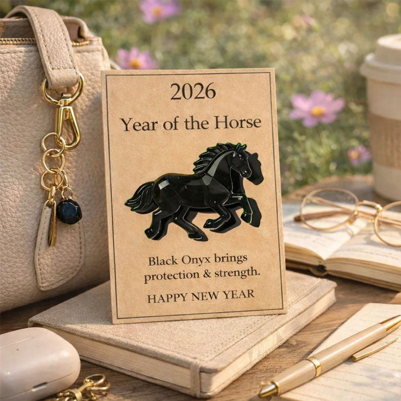 🔥🔥New Year 50% Off--🐎 Crystal horse carrying New Year's wishes - available in multiple colors