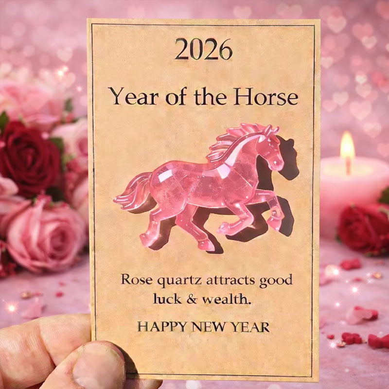 🔥🔥New Year 50% Off--🐎 Crystal horse carrying New Year's wishes - available in multiple colors