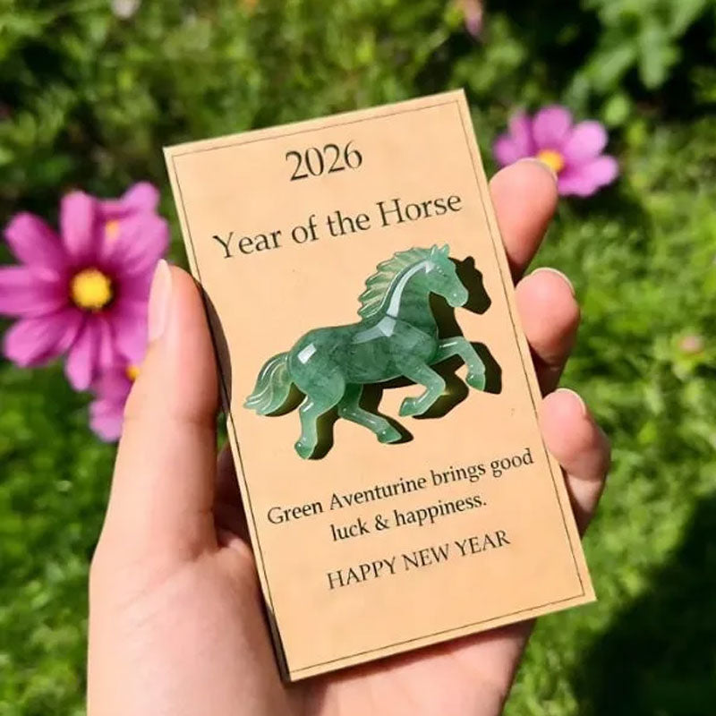 🔥🔥New Year 50% Off--🐎 Crystal horse carrying New Year's wishes - available in multiple colors