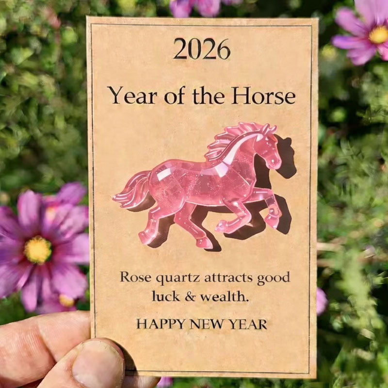 🔥🔥New Year 50% Off--🐎 Crystal horse carrying New Year's wishes - available in multiple colors