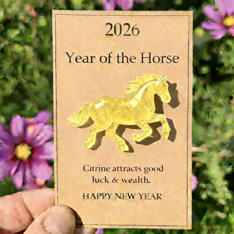 🔥🔥New Year 50% Off--🐎 Crystal horse carrying New Year's wishes - available in multiple colors