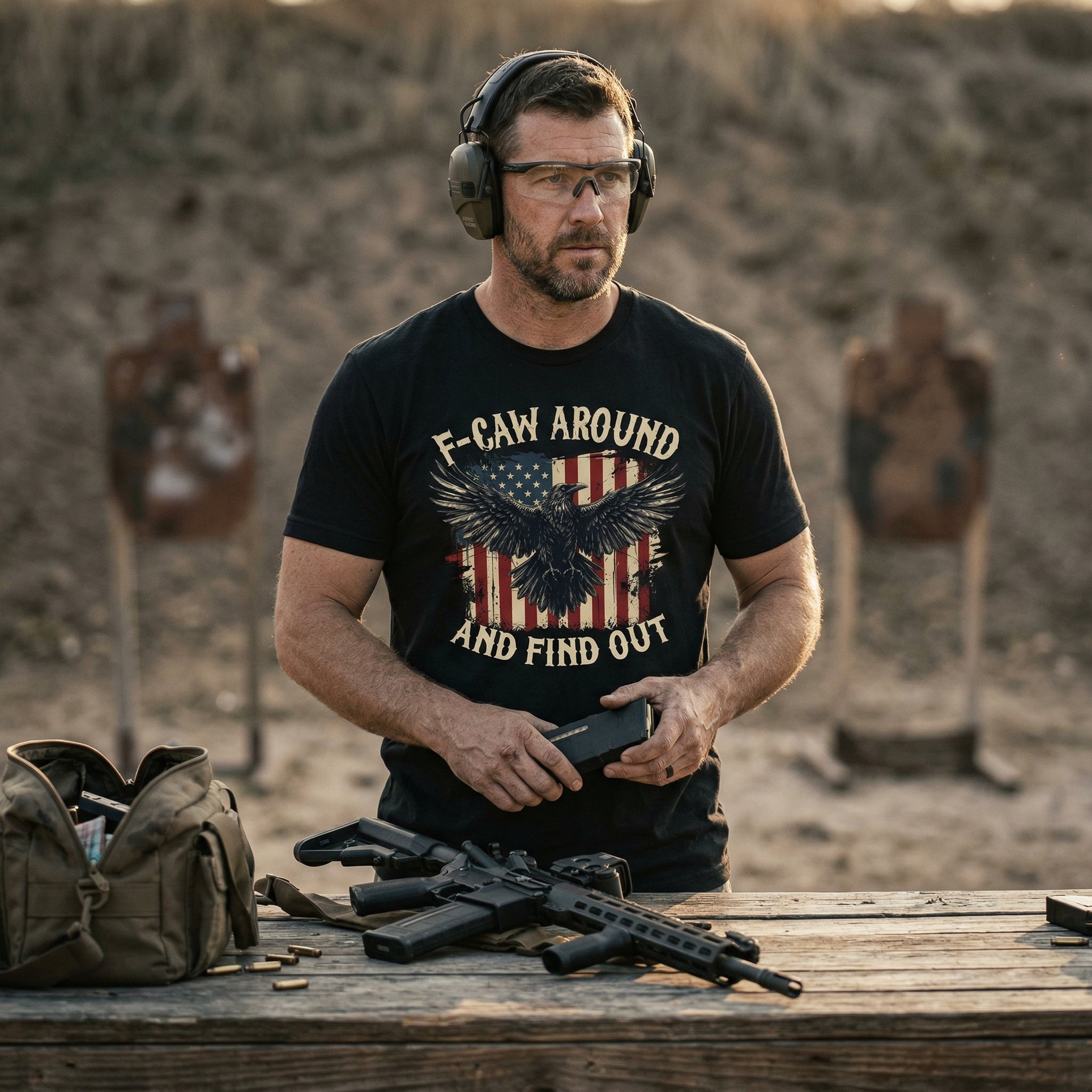 F-Caw Around and Find Out Premium Tee