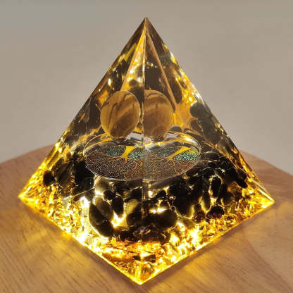 SageChoice  Natural Crystal Pyramids Orgone Chakra Meditation