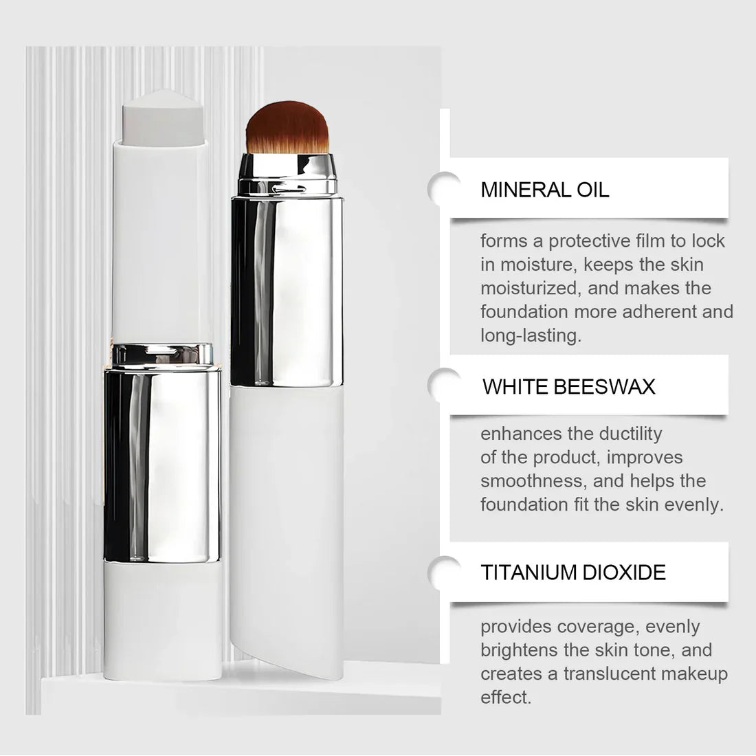 🔥Your gift💥NEW & Upgraded💥 The most popular cosmetics at present-Korean Color-Changing Foundation Stick2.0