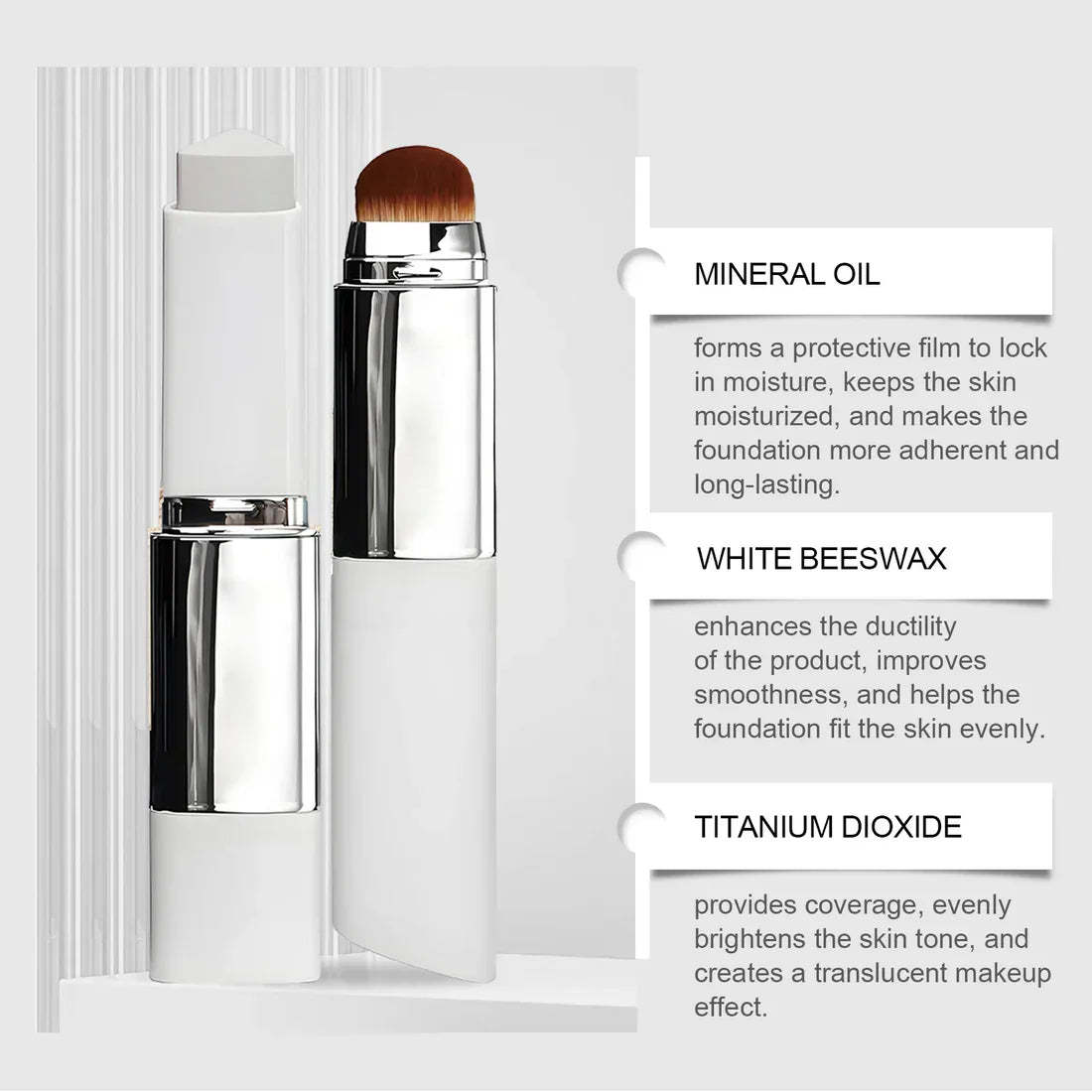 🔥Your gift💥NEW & Upgraded💥 The most popular cosmetics at present-Korean Color-Changing Foundation Stick2.0