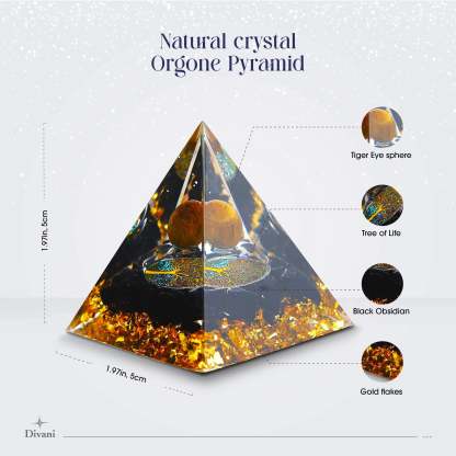 SageChoice  Natural Crystal Pyramids Orgone Chakra Meditation