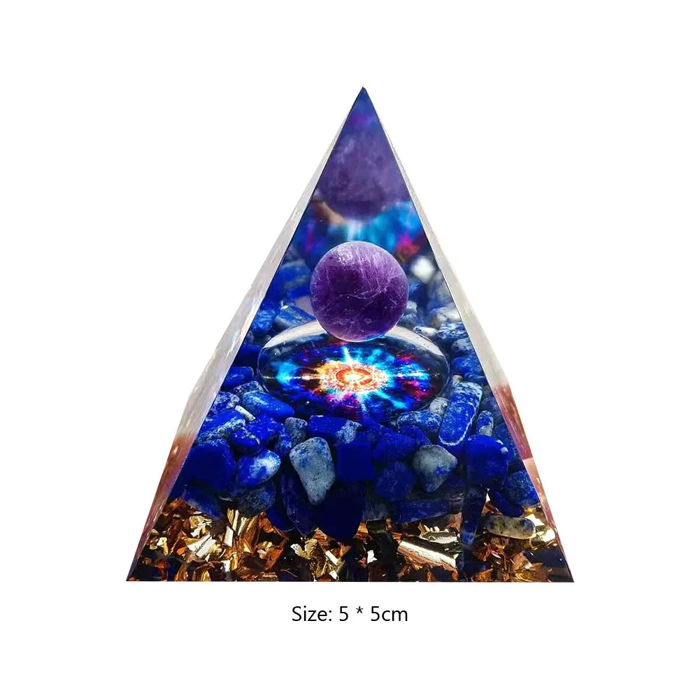 SageChoice  Natural Crystal Pyramids Orgone Chakra Meditation