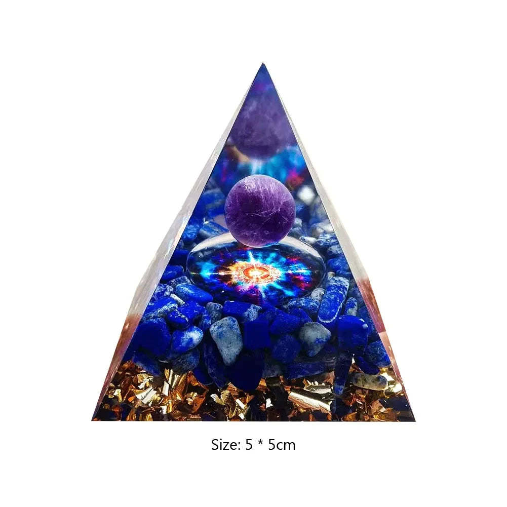 SageChoice  Natural Crystal Pyramids Orgone Chakra Meditation