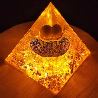 SageChoice  Natural Crystal Pyramids Orgone Chakra Meditation