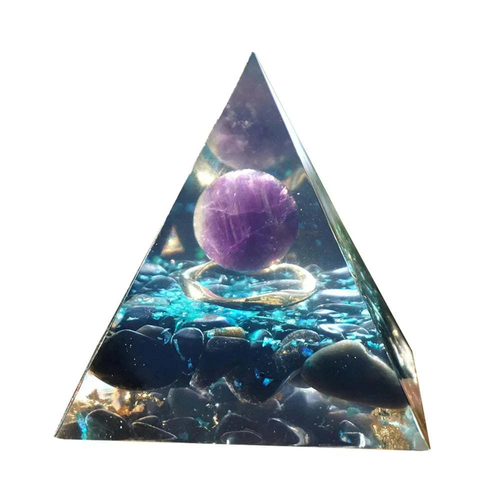 SageChoice  Natural Crystal Pyramids Orgone Chakra Meditation