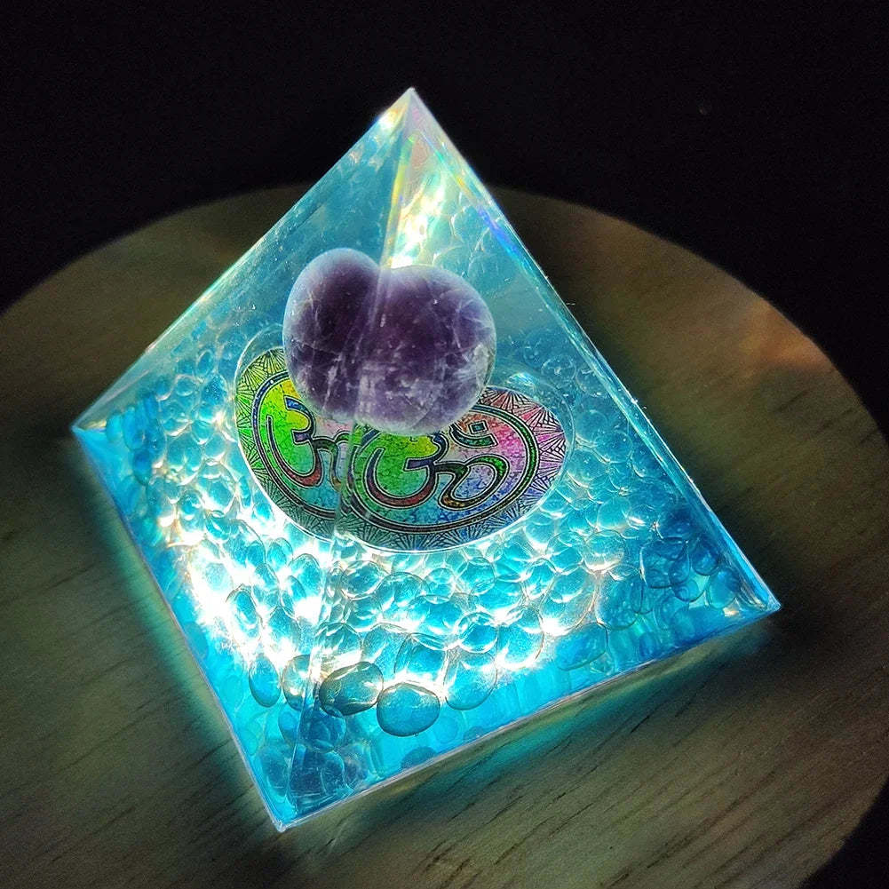 SageChoice  Natural Crystal Pyramids Orgone Chakra Meditation
