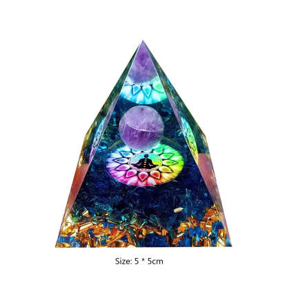 SageChoice  Natural Crystal Pyramids Orgone Chakra Meditation