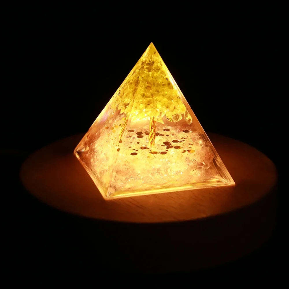 SageChoice  Natural Crystal Pyramids Orgone Chakra Meditation