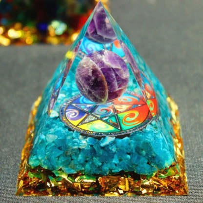 SageChoice  Natural Crystal Pyramids Orgone Chakra Meditation