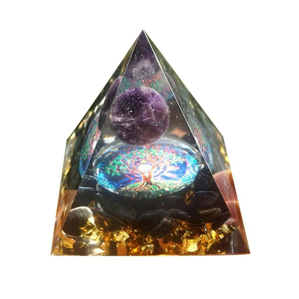 SageChoice  Natural Crystal Pyramids Orgone Chakra Meditation