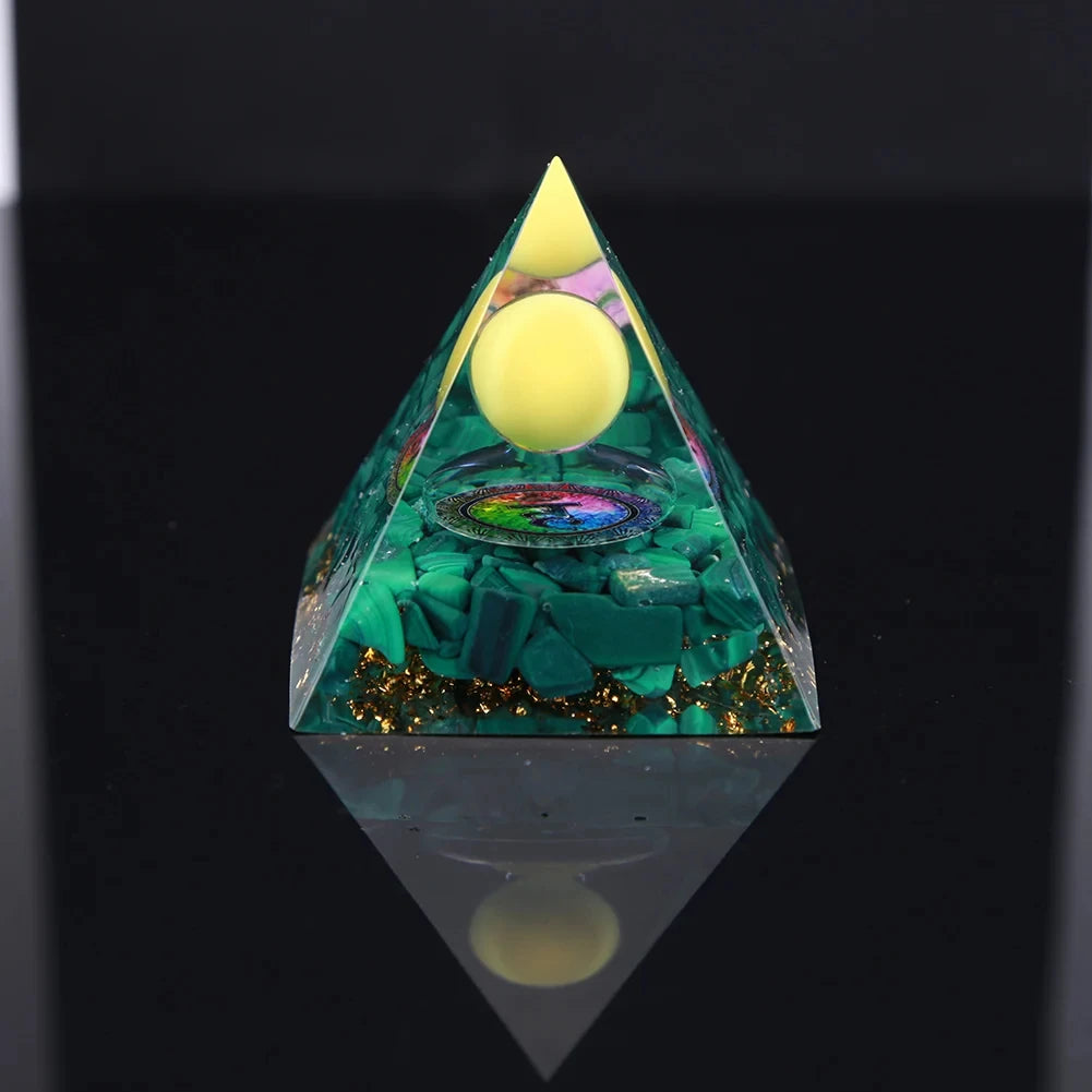 SageChoice  Natural Crystal Pyramids Orgone Chakra Meditation