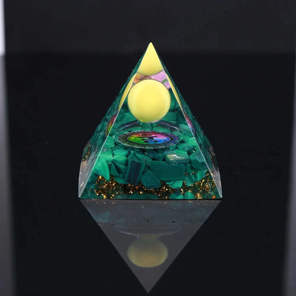 SageChoice  Natural Crystal Pyramids Orgone Chakra Meditation