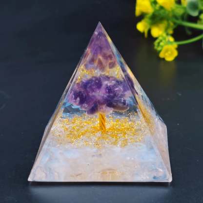 SageChoice  Natural Crystal Pyramids Orgone Chakra Meditation