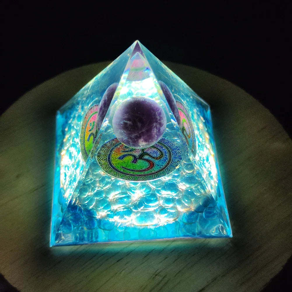 SageChoice  Natural Crystal Pyramids Orgone Chakra Meditation