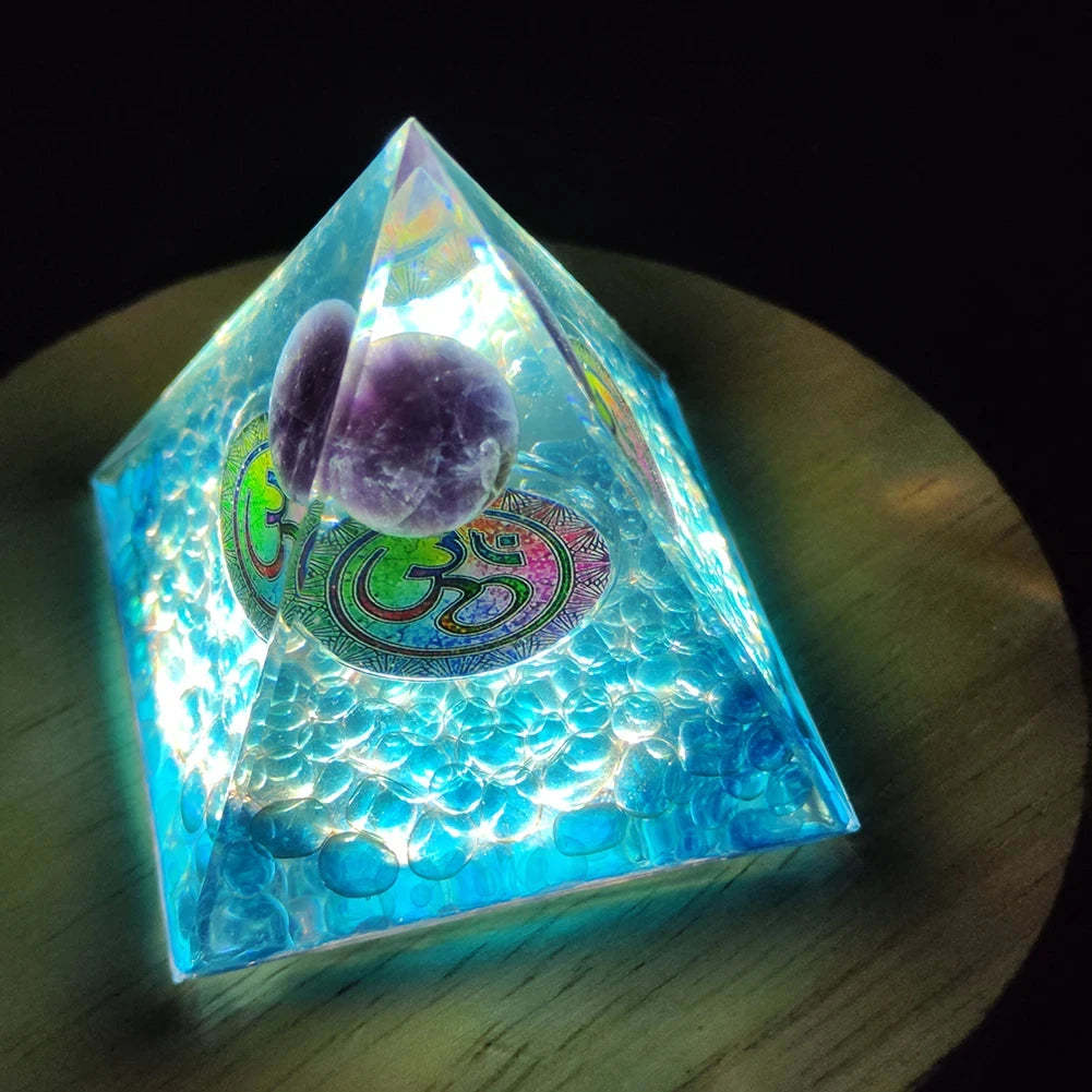 SageChoice  Natural Crystal Pyramids Orgone Chakra Meditation