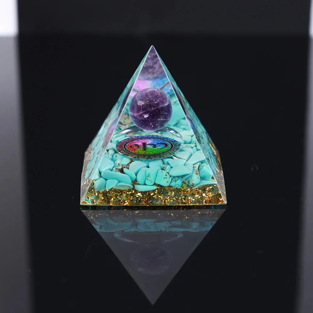 SageChoice  Natural Crystal Pyramids Orgone Chakra Meditation