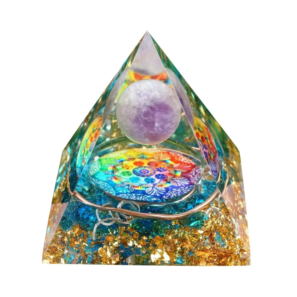 SageChoice  Natural Crystal Pyramids Orgone Chakra Meditation