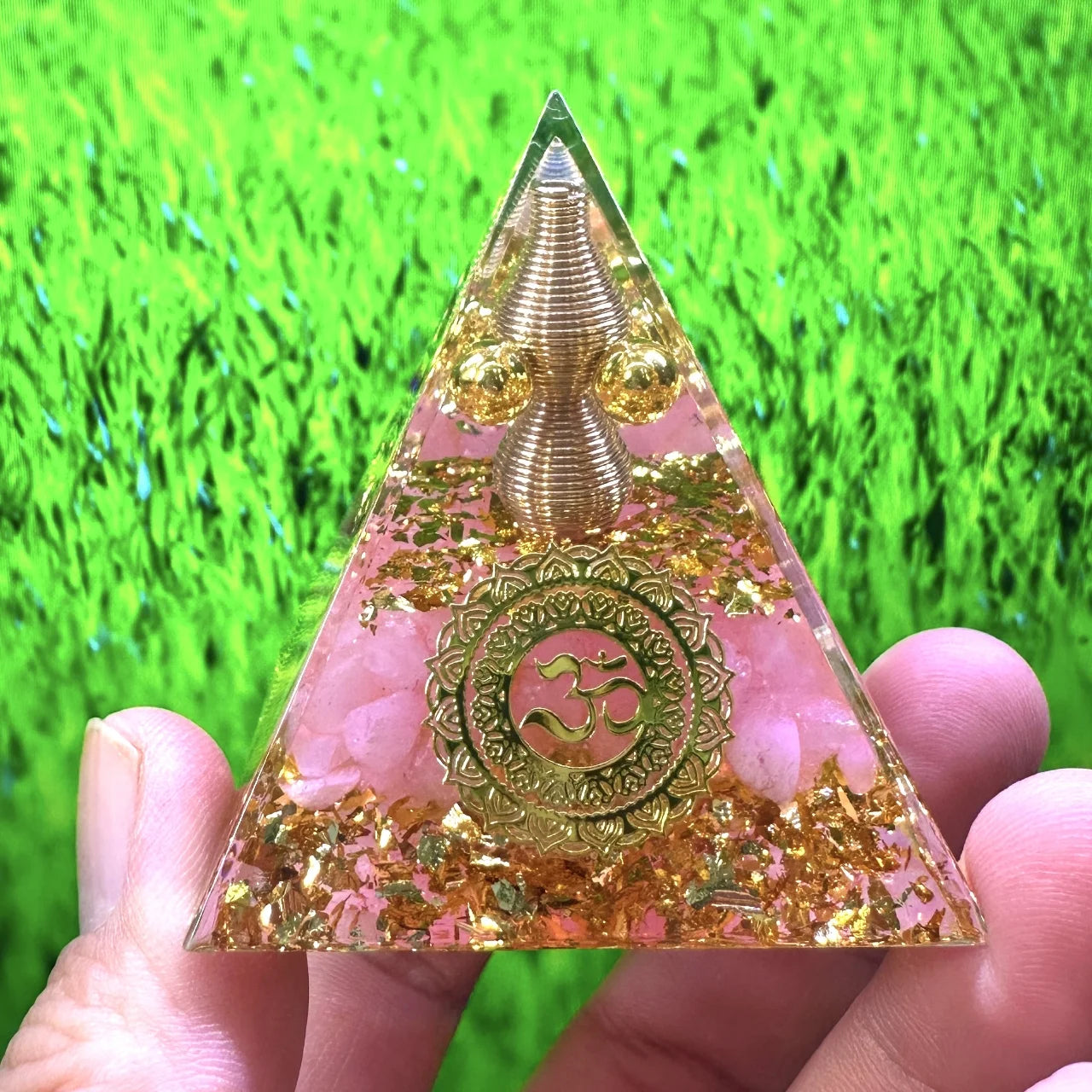 SageChoice  Natural Crystal Pyramids Orgone Chakra Meditation