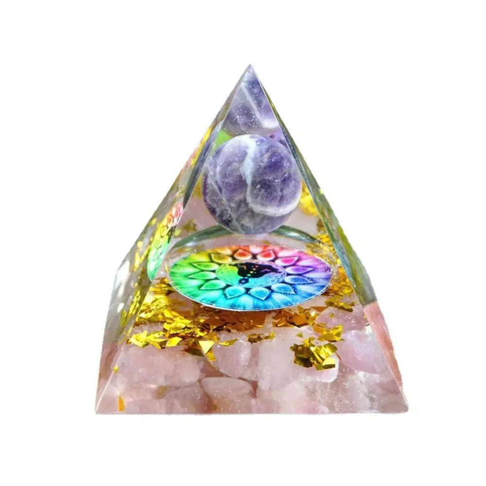 SageChoice  Natural Crystal Pyramids Orgone Chakra Meditation