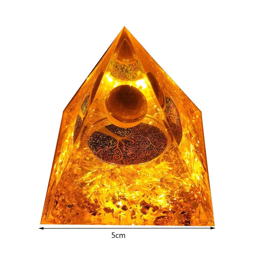 SageChoice  Natural Crystal Pyramids Orgone Chakra Meditation