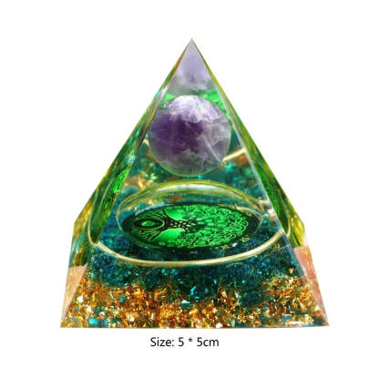 SageChoice  Natural Crystal Pyramids Orgone Chakra Meditation