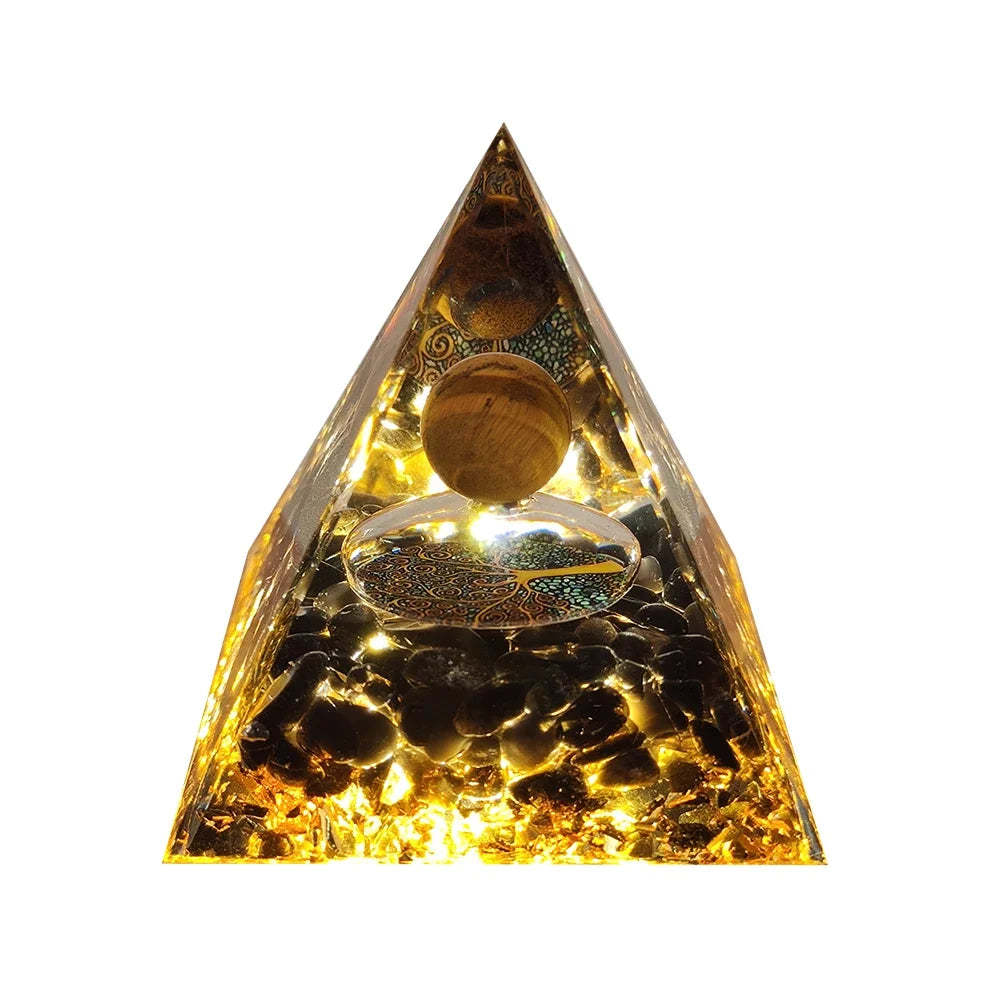 SageChoice  Natural Crystal Pyramids Orgone Chakra Meditation