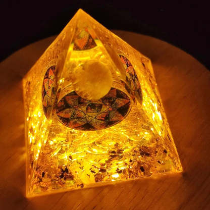 SageChoice  Natural Crystal Pyramids Orgone Chakra Meditation