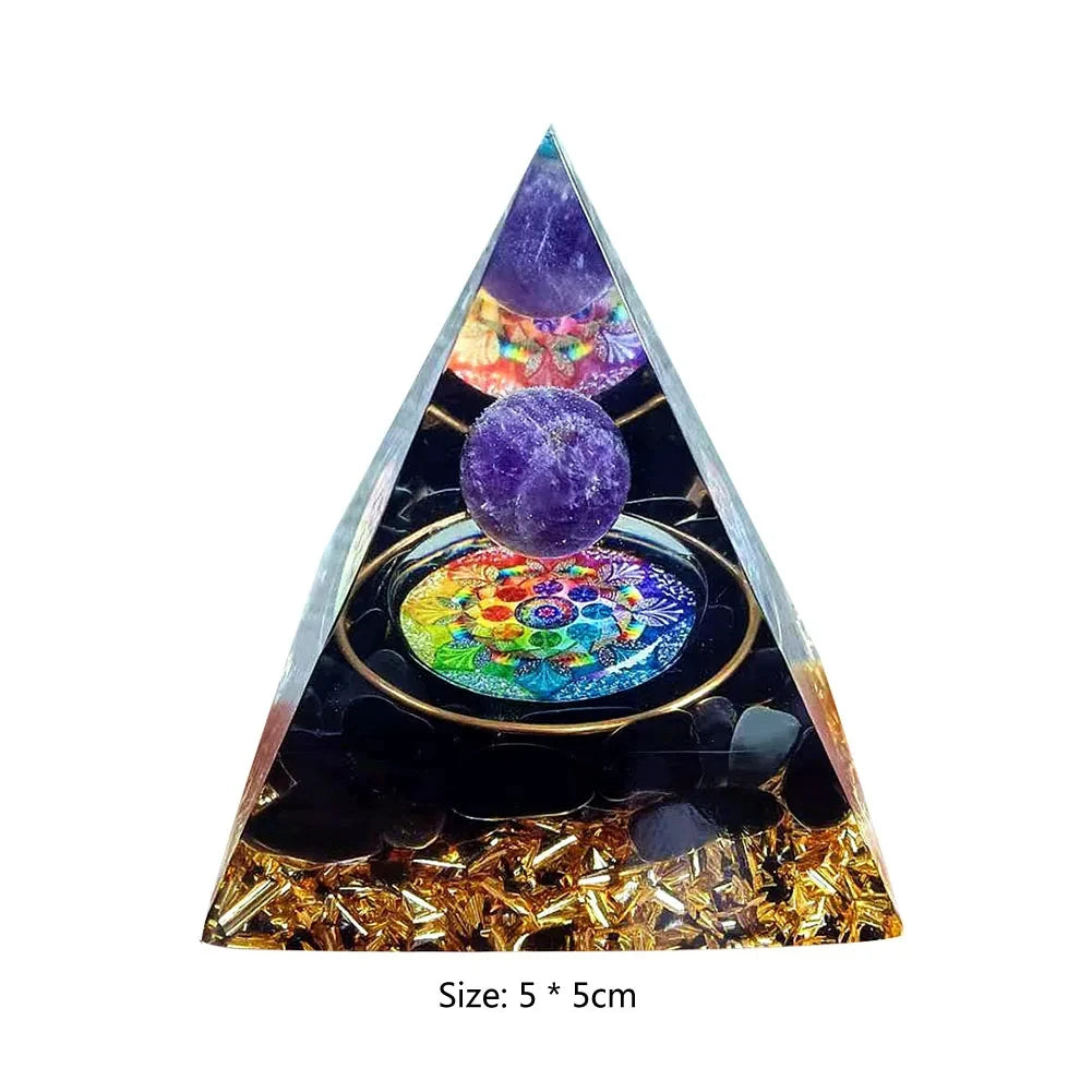 SageChoice  Natural Crystal Pyramids Orgone Chakra Meditation
