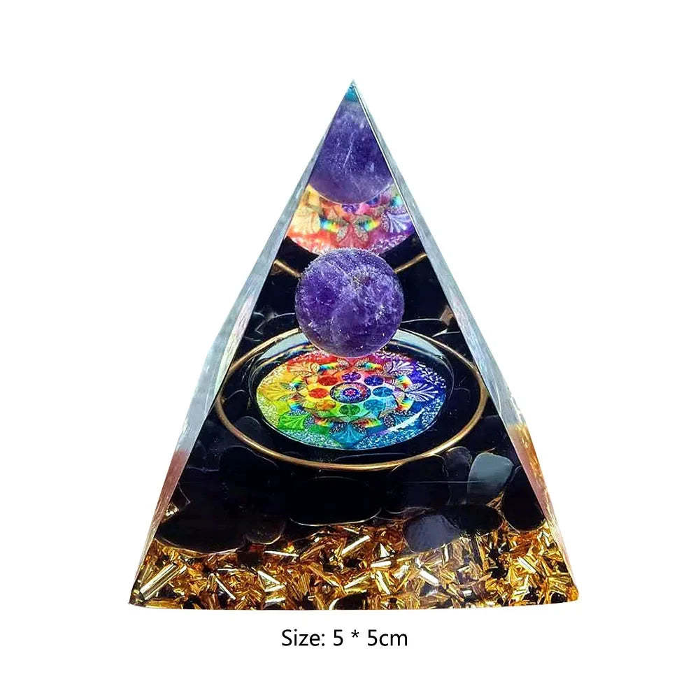 SageChoice  Natural Crystal Pyramids Orgone Chakra Meditation