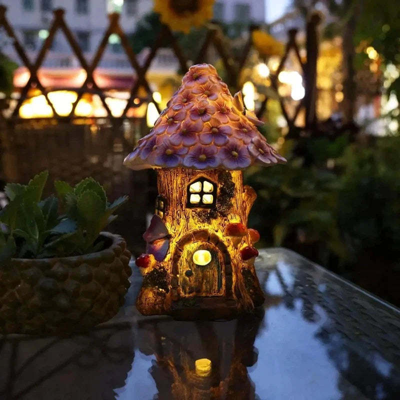 Solar Mushroom Garden Lantern