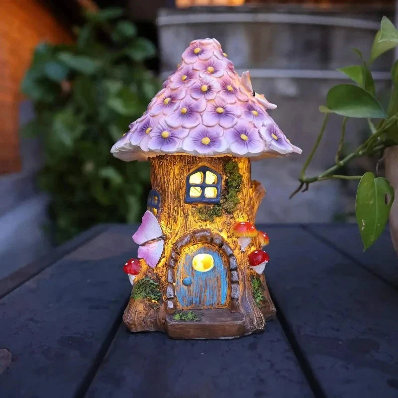 Solar Mushroom Garden Lantern