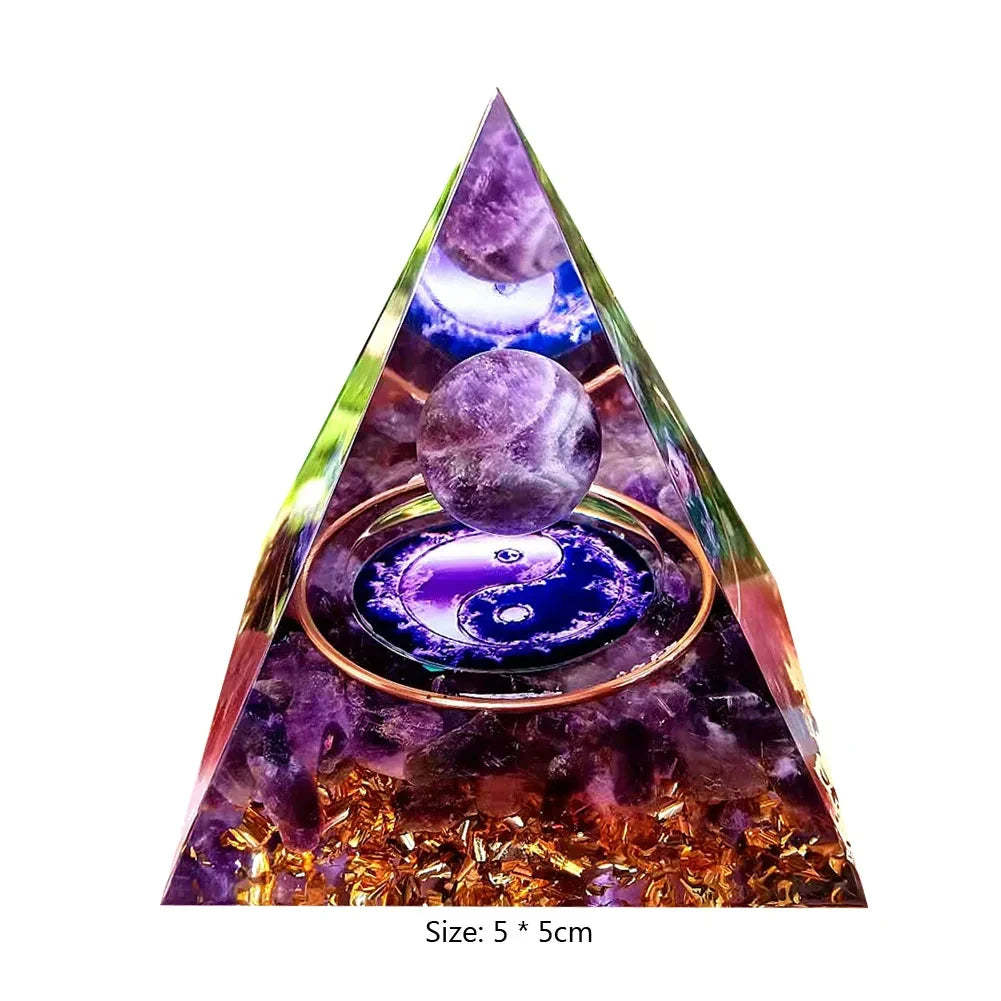 SageChoice  Natural Crystal Pyramids Orgone Chakra Meditation