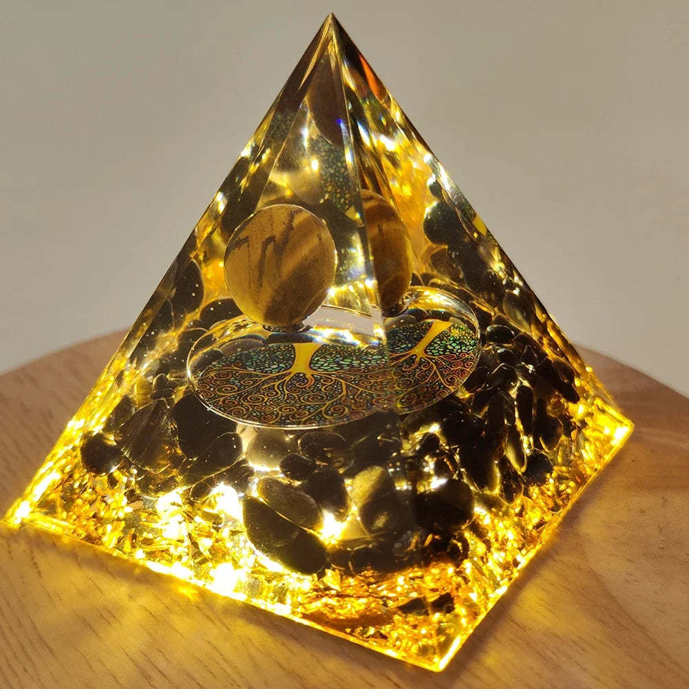 SageChoice  Natural Crystal Pyramids Orgone Chakra Meditation