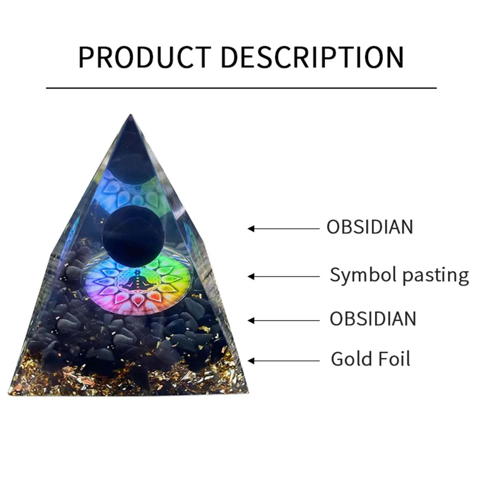 SageChoice  Natural Crystal Pyramids Orgone Chakra Meditation