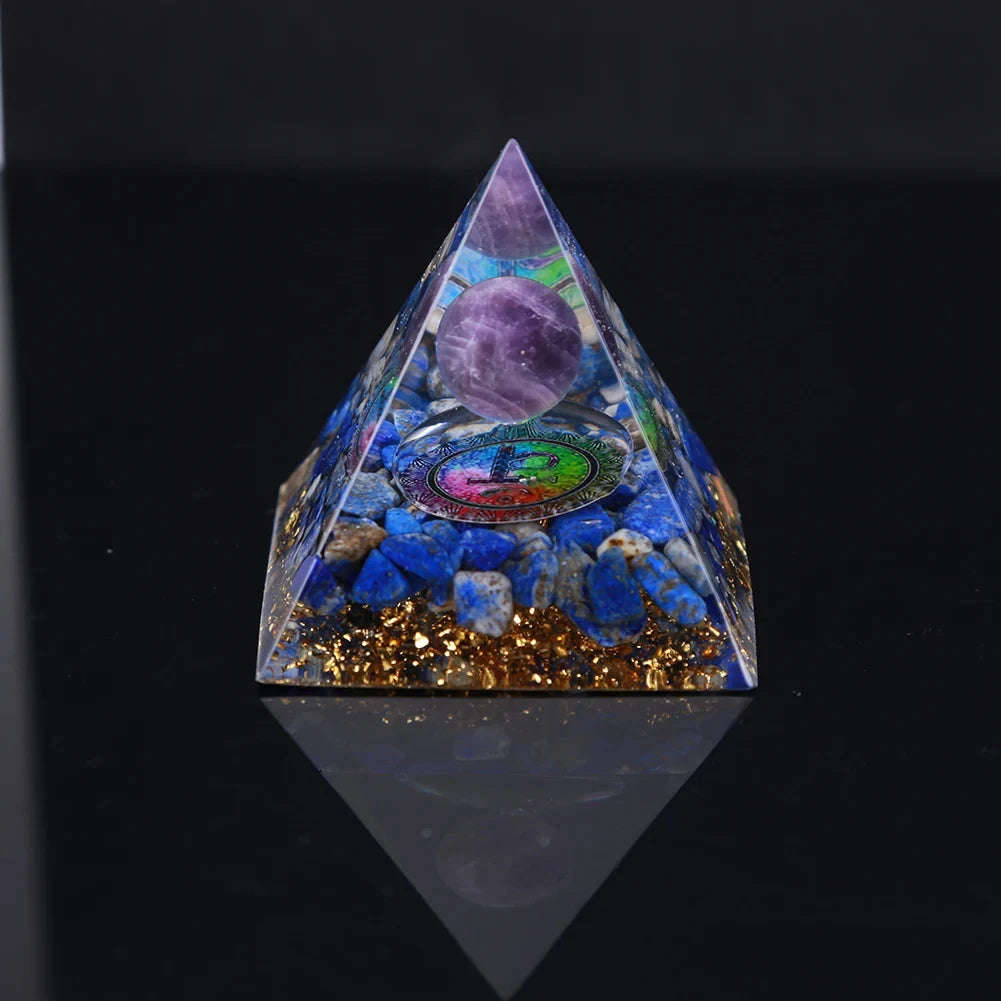 SageChoice  Natural Crystal Pyramids Orgone Chakra Meditation