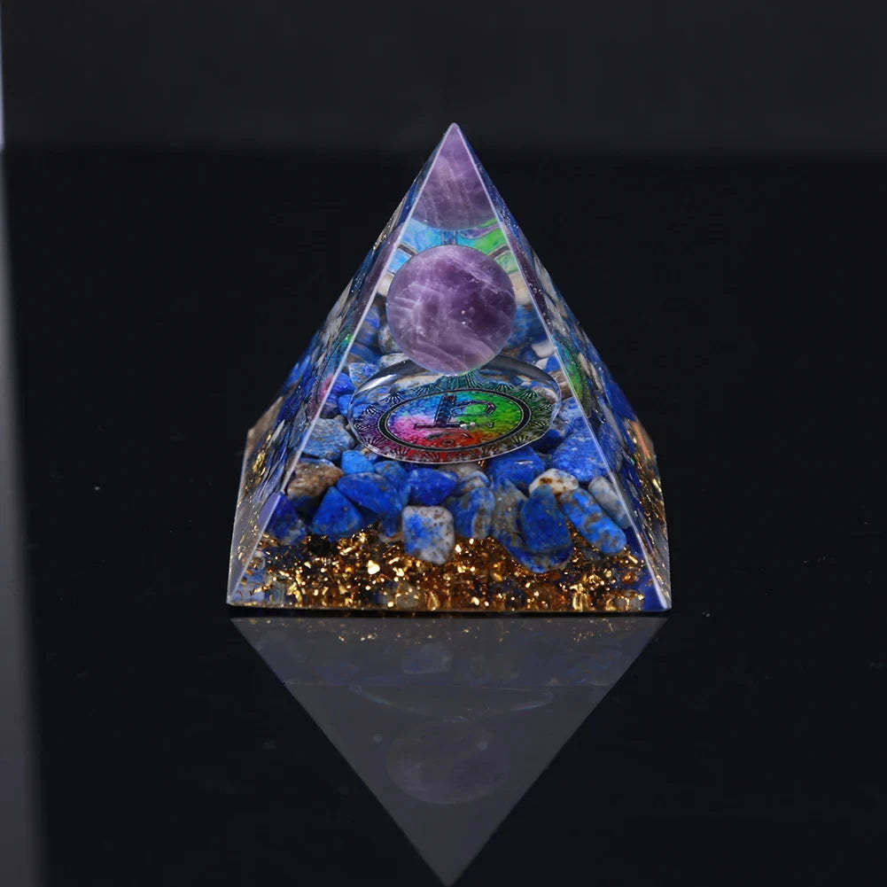 SageChoice  Natural Crystal Pyramids Orgone Chakra Meditation