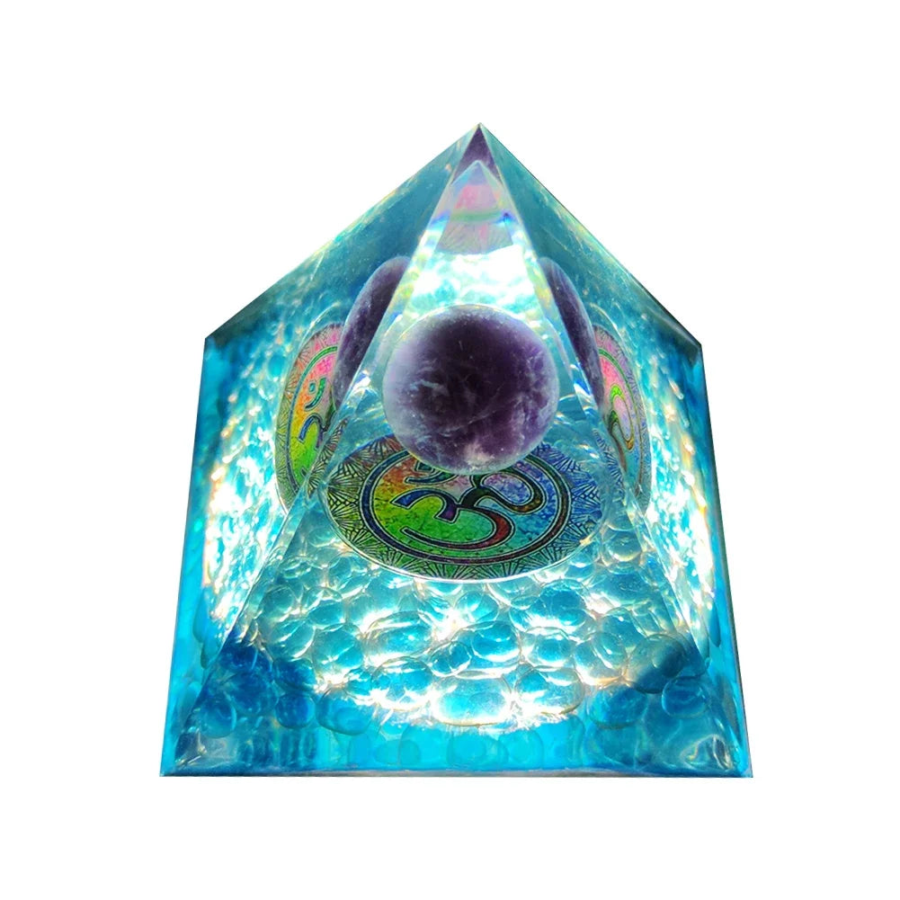 SageChoice  Natural Crystal Pyramids Orgone Chakra Meditation