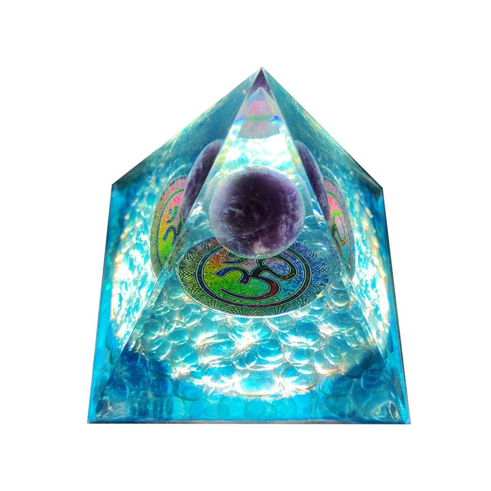 SageChoice  Natural Crystal Pyramids Orgone Chakra Meditation