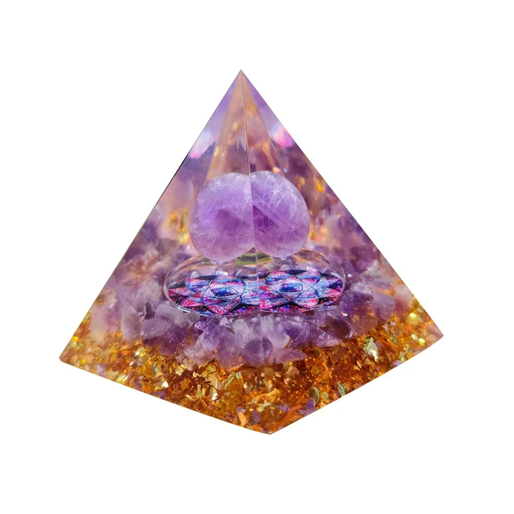 SageChoice  Natural Crystal Pyramids Orgone Chakra Meditation