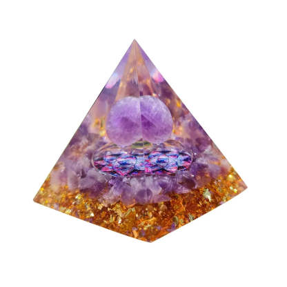 SageChoice  Natural Crystal Pyramids Orgone Chakra Meditation