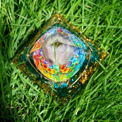 SageChoice  Natural Crystal Pyramids Orgone Chakra Meditation